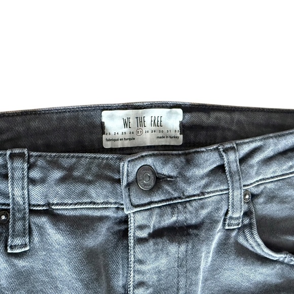 We the Free Floral Embroidered Girlfriend Jeans Size 27 - Picture 2 of 6